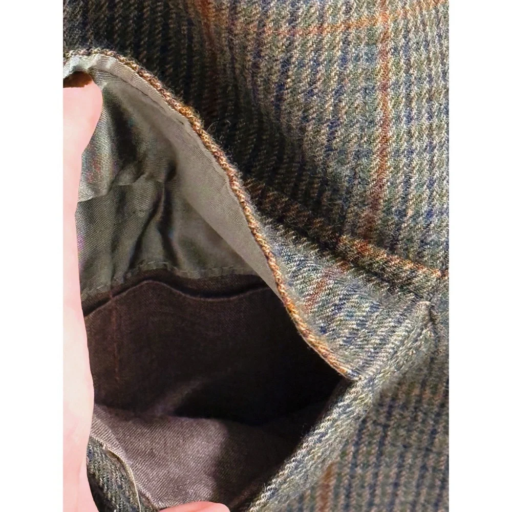 Brooks Brothers Wool Blazer in Brown Plaid